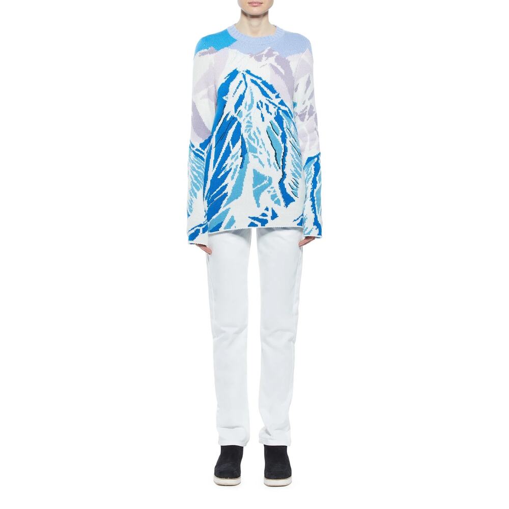 Gabriela Hearst Ines Cashmere Crew Neck Aspen Sweater Women Size‎ L NEW